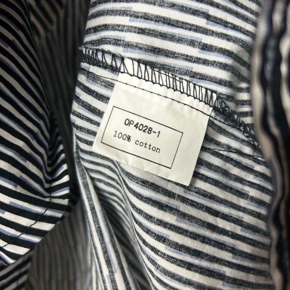 TOV LOS ANGELES Midi Dress Striped Sz 40 M 6-8 Office Work Career empower Women - Picture 8 of 10